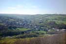 View of Deepcar and Stocksbridge in the distance from Wharncliffe Crags