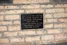 Plaque in memory of George William only son of George William and Selina Alcock of Brinkburn Grange, inside porch of  St John the Evangelist, Abbeydale
