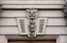 View: a01177 Carved lion's head on the former Sheffield Trustee Savings Bank, Norfolk Street.