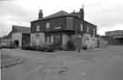 Derelict Lord Nelson public house, No.184 Greystock Street and junction with (right) Norroy Street (No.23)