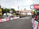 Finish line for the Tour de France cyclists on Attercliffe Common