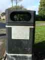 Street litter bin on Stradbroke Road Street litter bin on Stradbroke Road