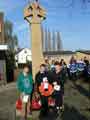 Children from Outward Academy City at Armistice Day commemorations, Market Square, Woodhouse