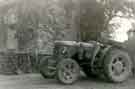 Grange Farm, Norton, 1962.  'David Brown Cropmaster' tractor.