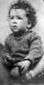 Local historian Ron Clayton's brother George Garry Clayton as a child