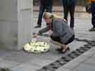 150th anniversary of the Sheffield Flood of 1864 - The Lord Mayor, Vickie Priestley, lays a wreath at the Flood Memorial