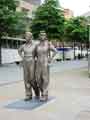 Women of Steel sculpture by Martin Jennings, outside Sheffield City Hall, Barkers Pool