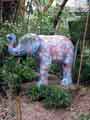 Elephant sculpture ('Heart2Art - Nelly Kelly' by Sacred Heart School), Winter Gardens, part of the 'Little Herd' Project.