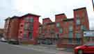 Rear of Ecclesall Court student apartments, William Street