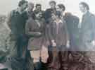 Group of young people at a farm on White Lane, Gleadless which includes Albert Heaton Staniforth, second from the right. Group of young people at a farm on White Lane, Gleadless which includes Albert Heaton Staniforth, second from the right.