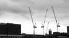 Cranes on the Sheffield skyline
