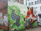 View: a03648 Urban fox mural on Charles Street by Peachzz and Aliss Curtiss 