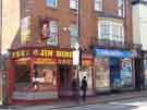 Jin Ding (No.255), Chinese restaurant, and California Fresh (No.257), Mexican and American restaurant, Glossop Road 