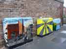 Painted murals on telephone exchange boxes, Ball Street
