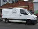 Delivery van for Nether Edge Pizza Company, No.92 Burton Road, Neepsend