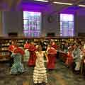 View: a03971 National Libraries Week, flamenco dancing in Sheffield Central Library