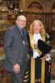 Councillor Anne Murphy, Lord Mayor, 2017-2018, with her consort, Gavin Holliday