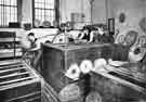 Electro depositing and hydraulic press shop at R. F. Mosley / The Alexander Clark Manufacturing Co., Welbeck Works