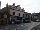 Shops on Ecclesall Road South showing (l. to r.) No. 95 Prince of Wales public house, No. 97 Ecclesall Fisheries, No. 99 Rowlands Pharmacy and No.103 Chocolate Bar, confectioners and chocolatiers