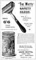 View: a04873 Advertisement for the Watts Safety Razor