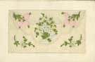 Postcard with embroidered envelope on front Postcard with embroidered envelope on front