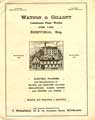 View: arc00062 Watson and Gillott, electroplaters and manufacturers of silver and electroplated holloware, cased goods, spoons and forks, Caledonia Plate Works, Eyre lane, Sheffield - catalogue