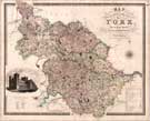 Map of the West Riding of the County of York from an actual survey made in the years 1817 and 1818 by C. and J. Greenwood ... corrected to the present period and published April 1st 1834