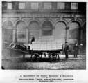 View: arc00073 Hay and Son Ltd., wine merchants, Nos 95 - 101 Norfolk Street, shipment of port, sherry and madeira for the officers' mess, Royal Dublin Fusiliers, Khartoum [Sudan], on cart outside Hay and Son's premises