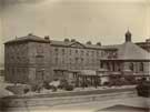 View: arc00090 Sheffield Royal Infirmary, Infirmary Road, view of rear of original block showing Outpatients' Building