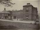 Sheffield Royal Infirmary, Infirmary Road, view of rear of original block showing Norfolk Wing and Outpatients' Building Sheffield Royal Infirmary, Infirmary Road, view of rear of original block showing Norfolk Wing and Outpatients' Building