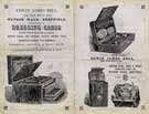 Brochure of Edwin James Bell, cabinet case maker, Watson Walk, c. 1865