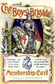 Membership card of John Morton, 18th Sheffield Company, Boys' Brigade