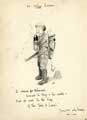 'On Active Service', sketch of York and Lancs soldier, World War One