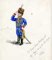 Royal Horse Artilleryman, sketch by 'Bob, one of the old Corps', a wounded soldier