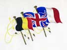 Flags of the Allies drawn by a wounded soldier (Belgium, UK, France) Flags of the Allies drawn by a wounded soldier (Belgium, UK, France)