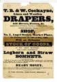 T. B. and W. Cockayne, department store, No. 1 Angel Street - Copy of handbill advertising the opening of Cockaynes shop on Angel Street, Sheffield, 1829