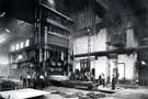 4,000 tons armour plate forging press - from brochure of the visit of George V and Queen Mary to Cammell Laird, Grimesthorpe Steel and Ordnance Works