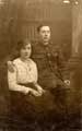 Richard Arthur Sparling (1890-1972), Sheffield City Battalion and his wife, Millie at Bolton, Lancashire