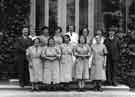Sheffield School for Blind Children (Tapton Mount School), Manchester Road - some of the kitchen staff and cleaners