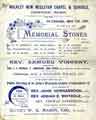 View: arc01059 Cover of programme for the laying of memorial stones of the Walkley New Wesleyan Chapel and Schools, Howard Road