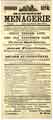 Borough Royal Mammoth Menagerie [political satire], ?post 1868