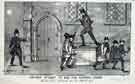 Cartoon [No. 9]: 'Impudent attempt to rob the National Church and gallant Rescue by P. C. Price, Q.C.' [1868 General Election]