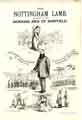 Political Cartoon: the Nottingham Lamb dedicated to the working men of Sheffield, [1860s-1870s]