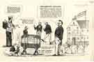 Political Cartoon:  The Three Friends of the People, c. 1860s - 1870s