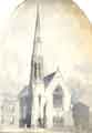 West end of St Andrew's Presbyterian Church, Upper Hanover Street, c. 1855