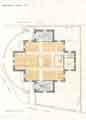 View: arc01227 Broomhill Chapel (Methodist New Connexion), Glossop Road (junction with Ashdell Road), ground plan (first design), c. 1862