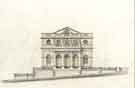 View: arc01232 Broomhill Chapel (Methodist New Connexion), Glossop Road (junction with Ashdell Road), front elevation - as built