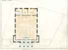 Broomhill Chapel (Methodist New Connexion), Glossop Road (junction with Ashdell Road), ground plan - as built