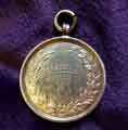 Sheffield Amateur Swimming Association medal (back) - Dearden Cup Runners Up medal awarded to Mr E Wilson Sheffield Amateur Swimming Association medal (back) - Dearden Cup Runners Up medal awarded to Mr E Wilson