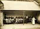 Whiteley Wood Open Air School (also known as Whiteley Wood Open Air Recovery School): dining shed before the alterations